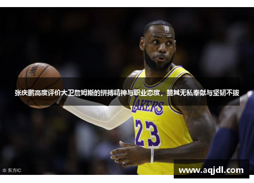 张庆鹏高度评价大卫詹姆斯的拼搏精神与职业态度，赞其无私奉献与坚韧不拔